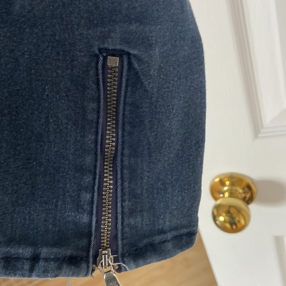 Zara low rise, biker style Jean - Picture 4 of 7